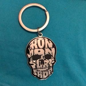 Ron Jon surf shop skull key chain